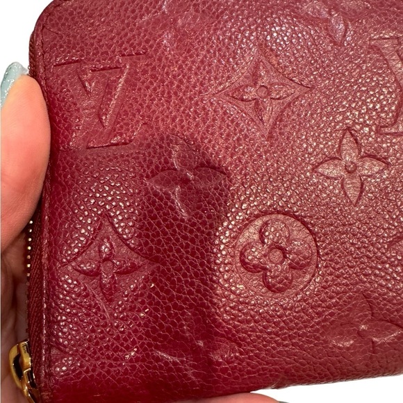 Louis Vuitton empreinte  zippy organizer secret Bordeaux SPO172 - Picture 6 of 12